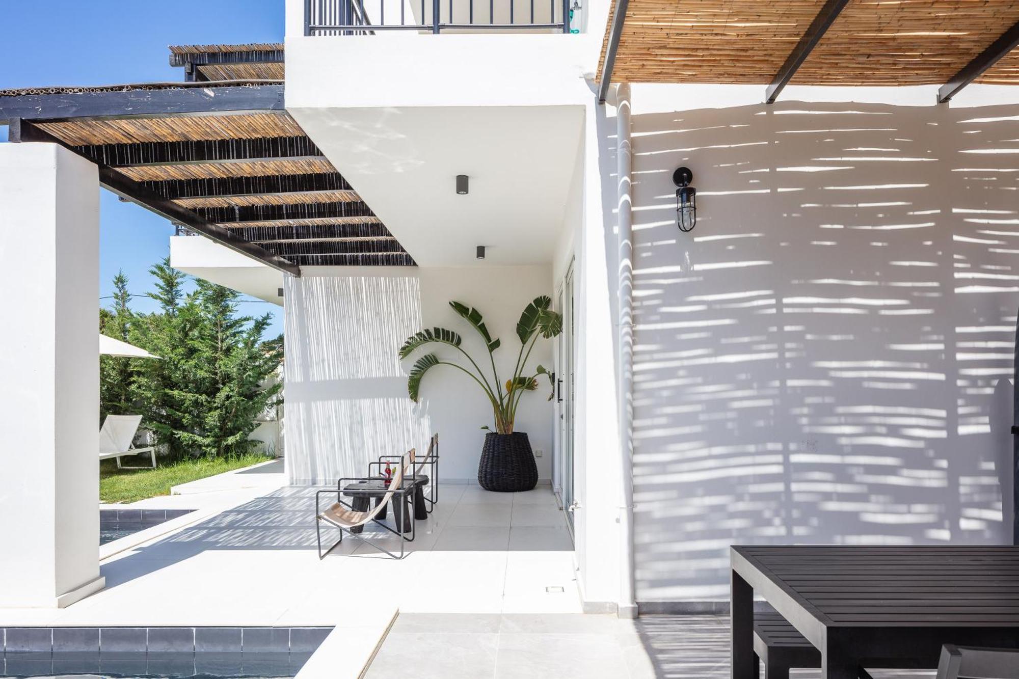 Modern Villa Casa Filo Verde With Private Pool & Bbq,200M From The Beach Plakias Ngoại thất bức ảnh